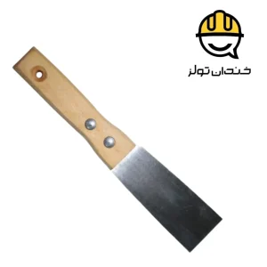 کاردک فلزی دسته چوبی سایز ۴ الی ۱۸ سانت