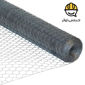 توری مرغی گالوانیزه عرض 120 طول 45 متر یکتا توری