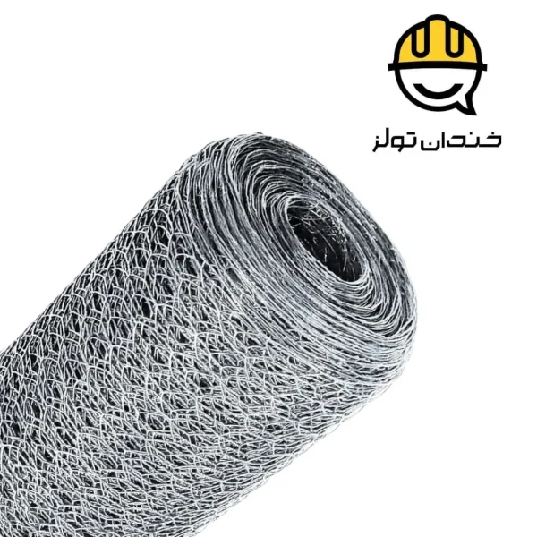 توری مرغی گالوانیزه عرض 120 طول 45 متر یکتا توری