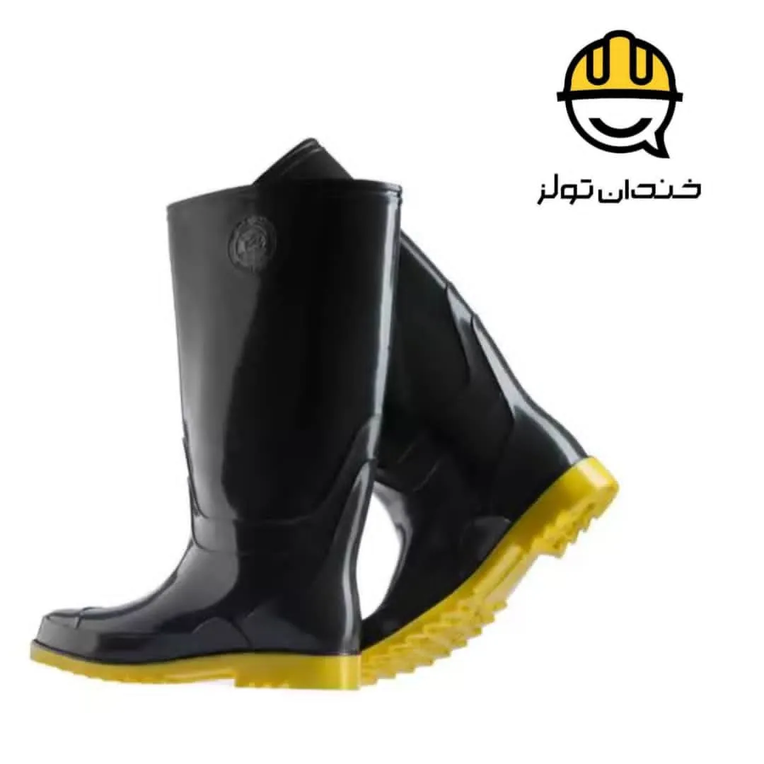 چکمه مشکی بلند کشاورز