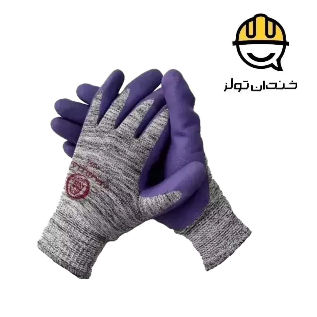 دستکش ضد برش تکنسین بنفش