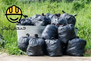 کیسه زباله رنگی سایز 80*120 بسته یک کیلوگرمی